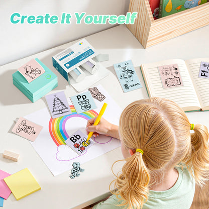 Genuine Self-Adhesive Thermal Printer Stickers, 54mmx3.2m Sticker Paper, Compatible with PM290 Mini Sticker Printer, Photos, 3 Rolls, Blue/Pink/Purple